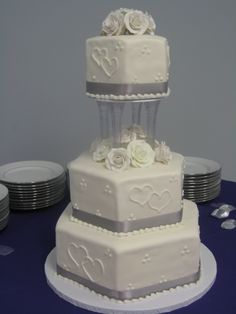 Hexagon Wedding Cake