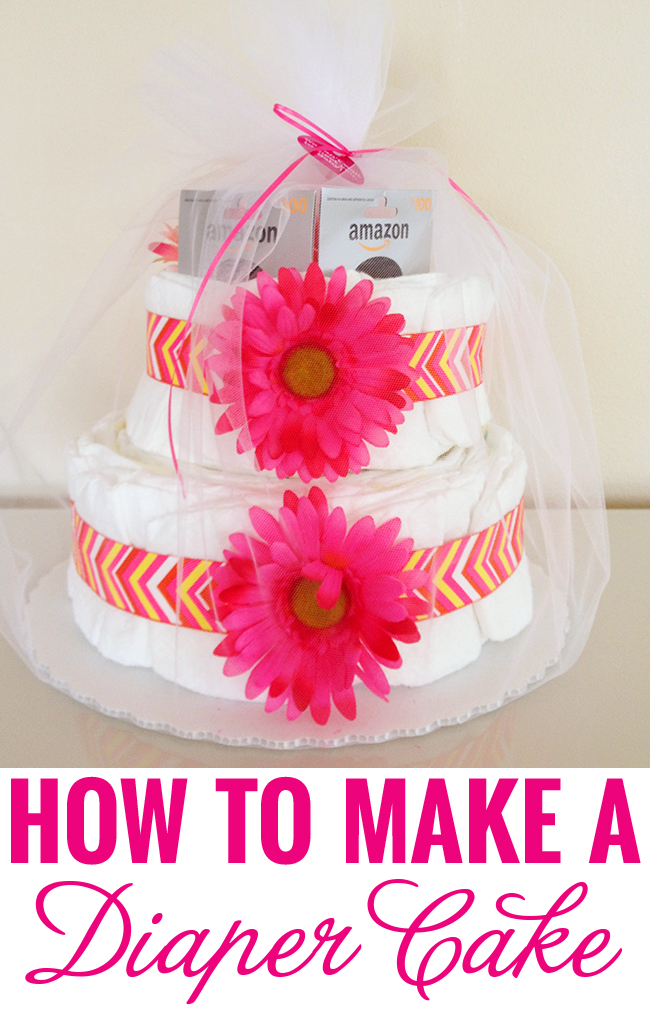 How to Make Baby Diaper Cakes