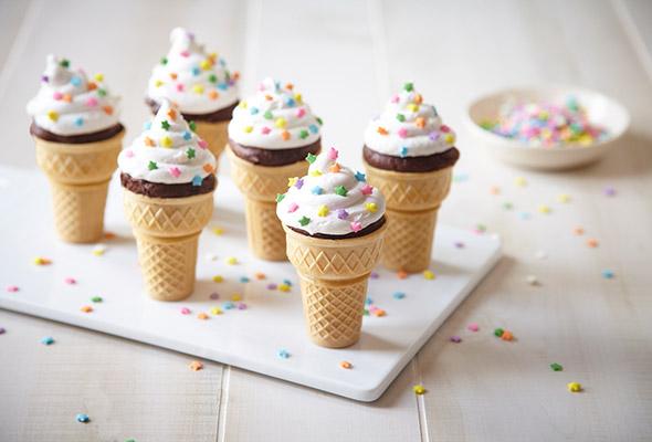 Ice Cream Cone Cupcakes