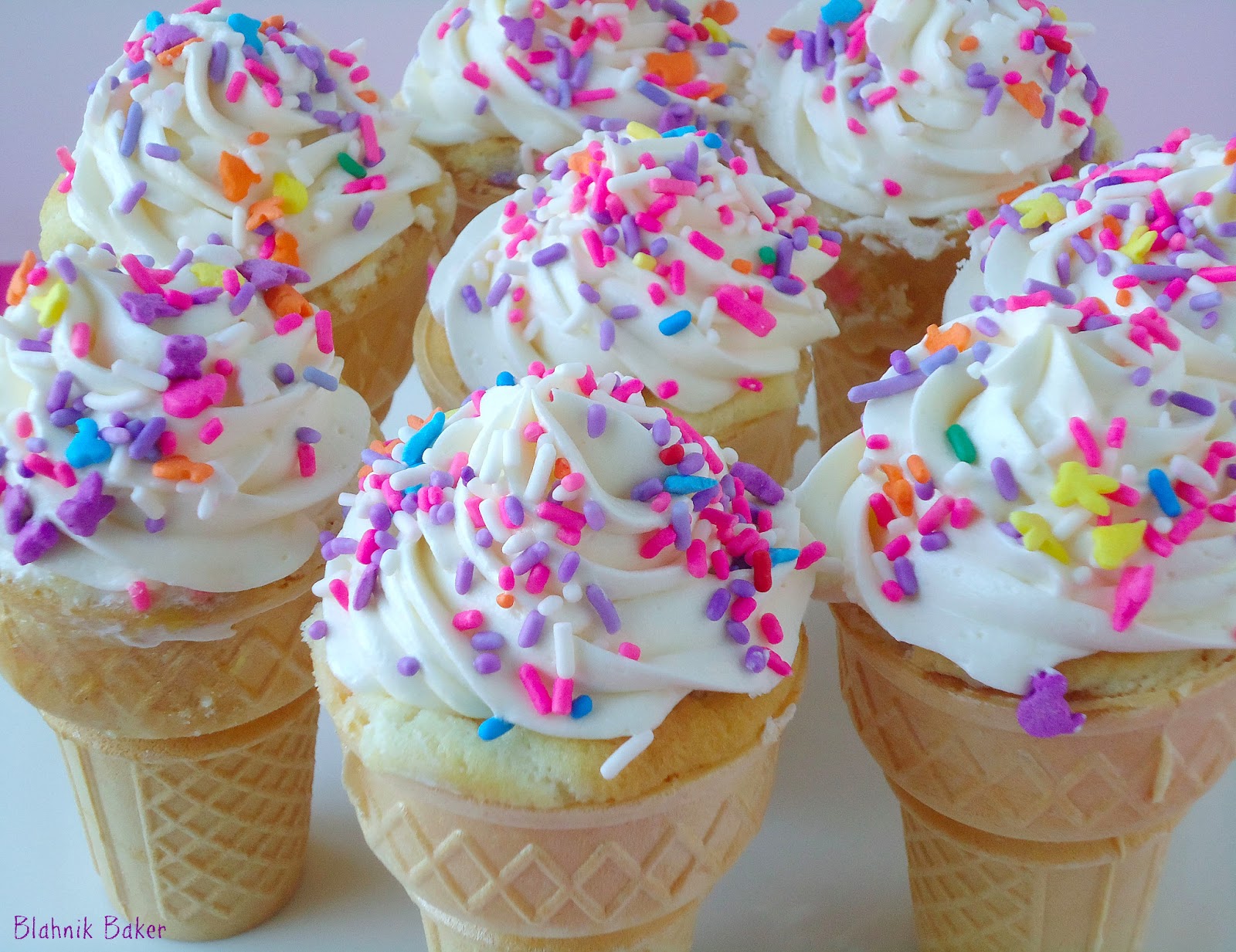 Ice Cream Cone Cupcakes