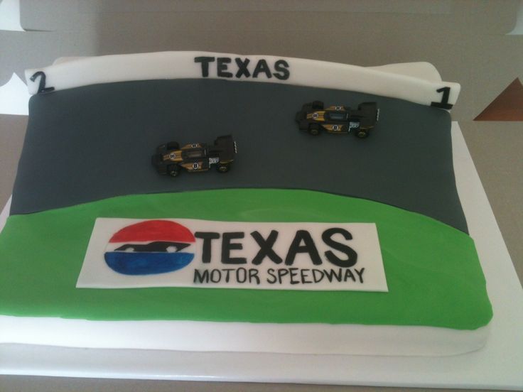 Indianapolis Speedway Birthday Cake