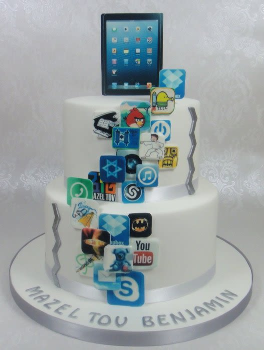 iPhone Themed Birthday Cake