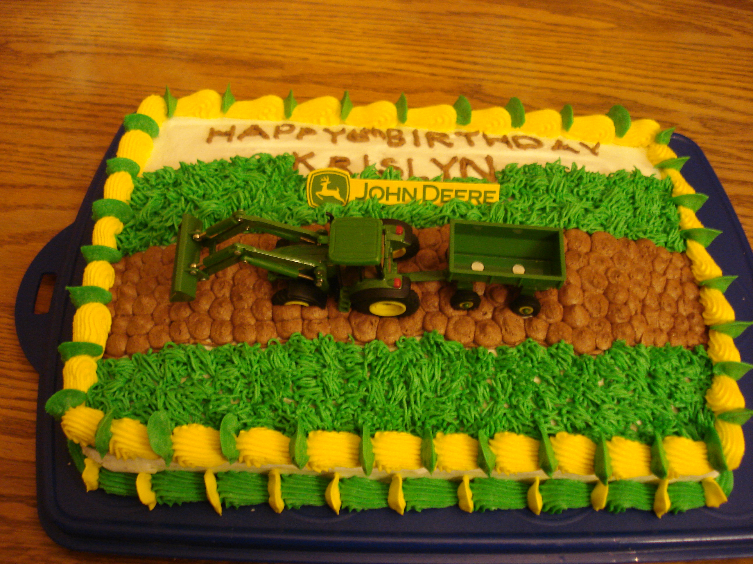 John Deere Birthday Cake