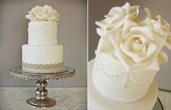 Lace Wedding Cake