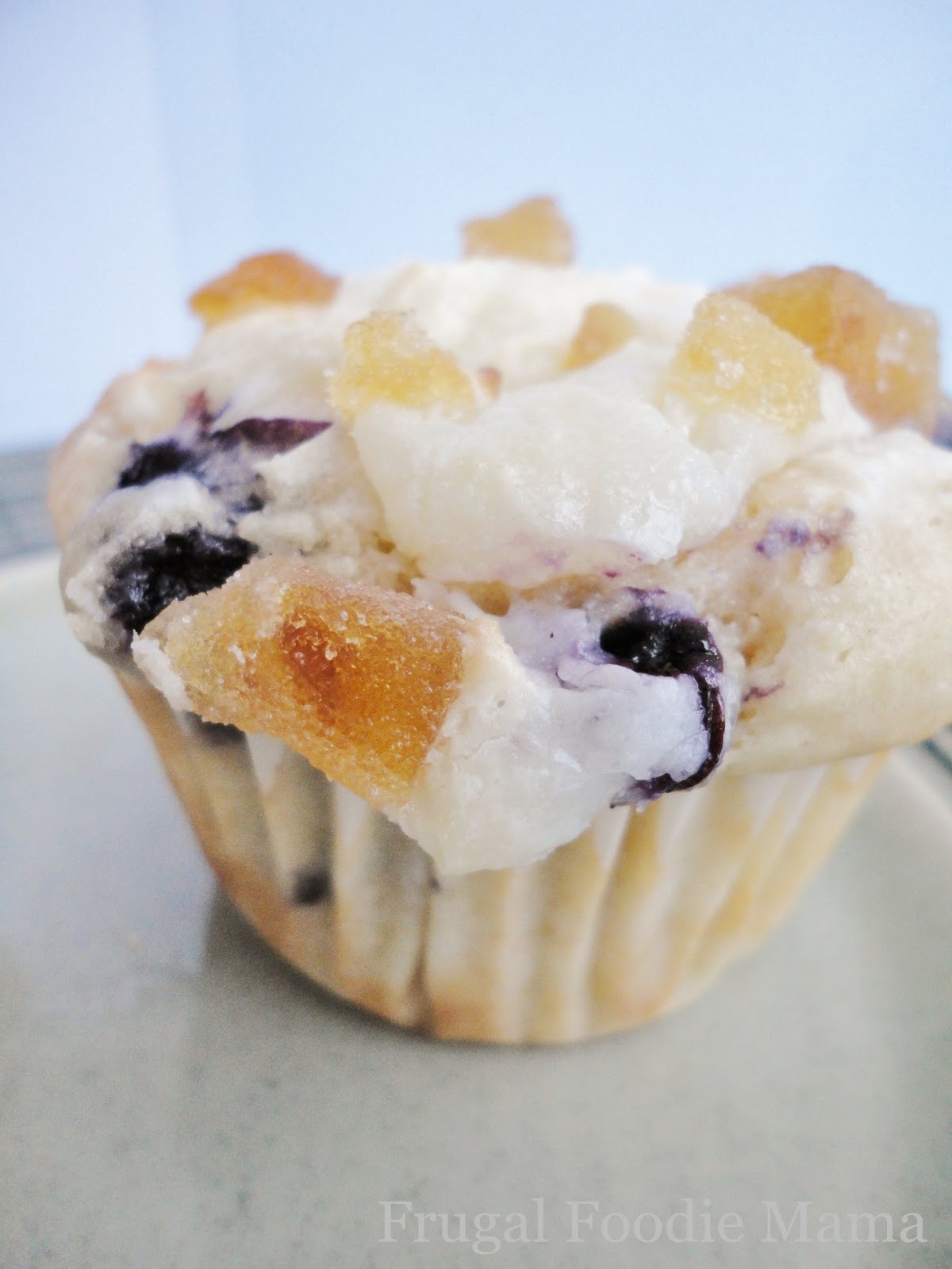 Lemon Blueberry Cream Cheese Muffins