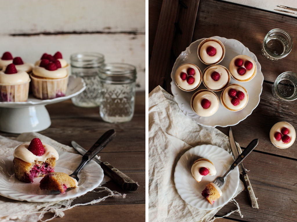 Lemon Raspberry Cream Cheese Cupcakes