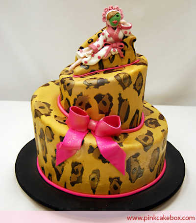 9 Photos of Pretty Birthday Cakes For Women Leopard