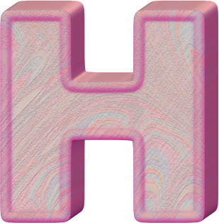 Letter H Birthday Cake