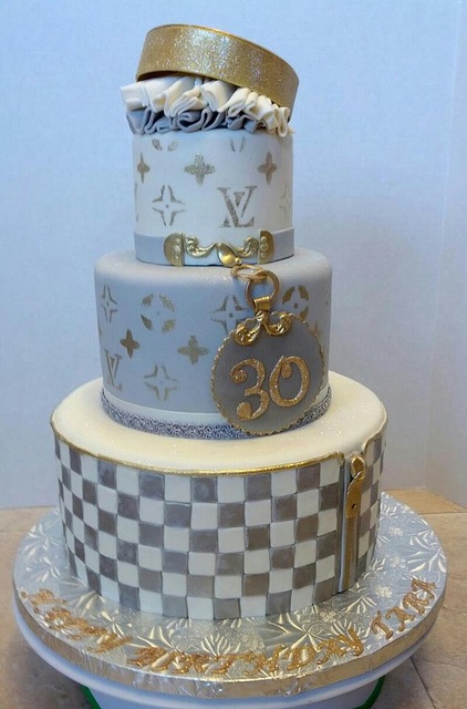 Louis Vuitton Birthday Cake