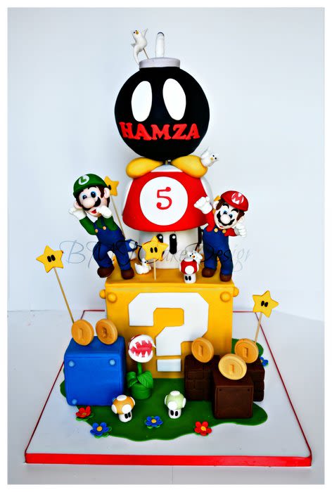 7 Photos of Birthday Cakes Super Mario 3D Land