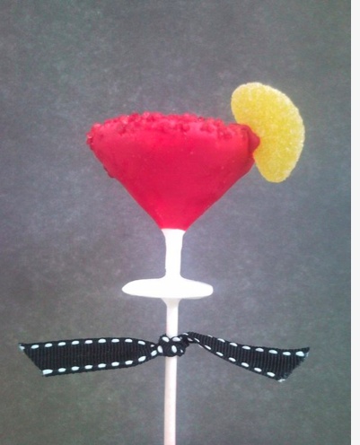 Martini Shaped Cake Pops