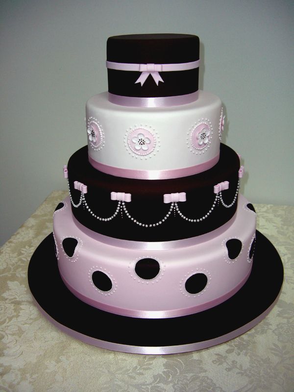 Modern Wedding Cake Design