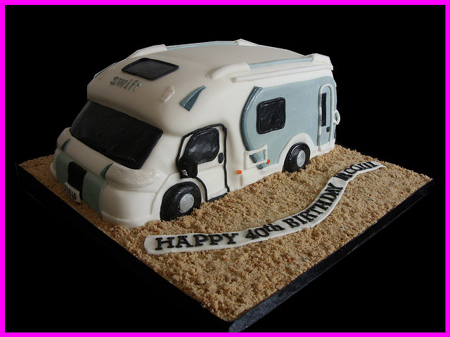 Motorhome Birthday Cake