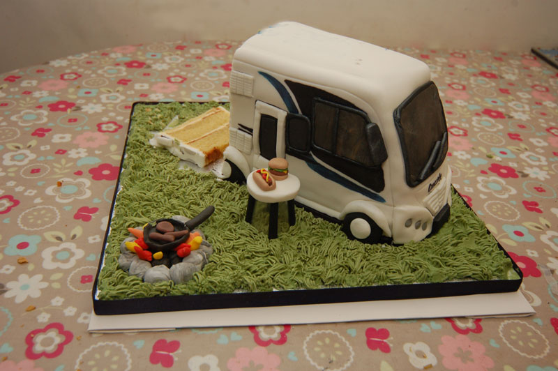 Motorhome Birthday Cake