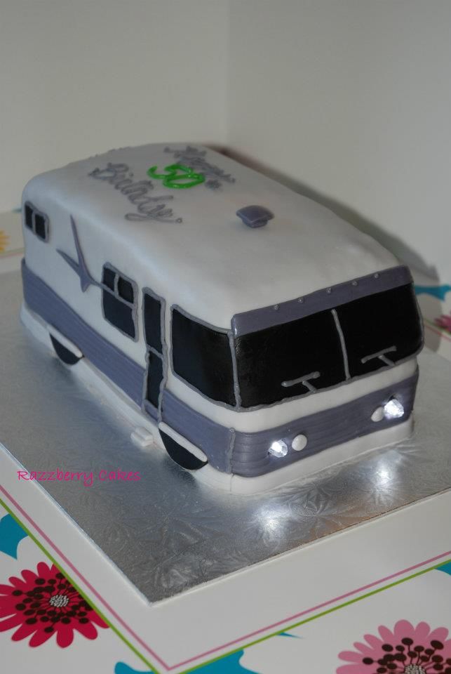 Motorhome Birthday Cake