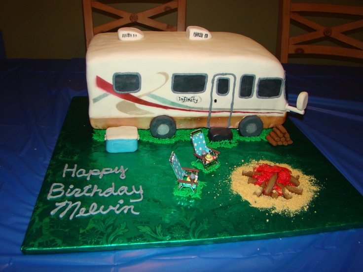 12 Photos of Motorhome Birthday Cakes