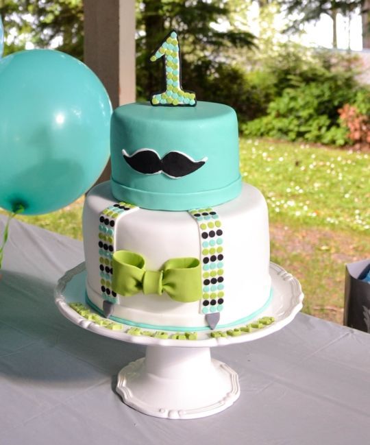 11 Photos of Mustache Boy Birthday Cakes