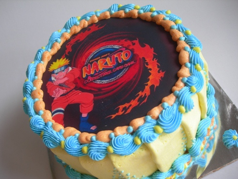 Naruto Birthday Cake