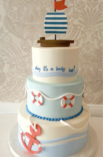 Nautical Baby Shower Cake Ideas