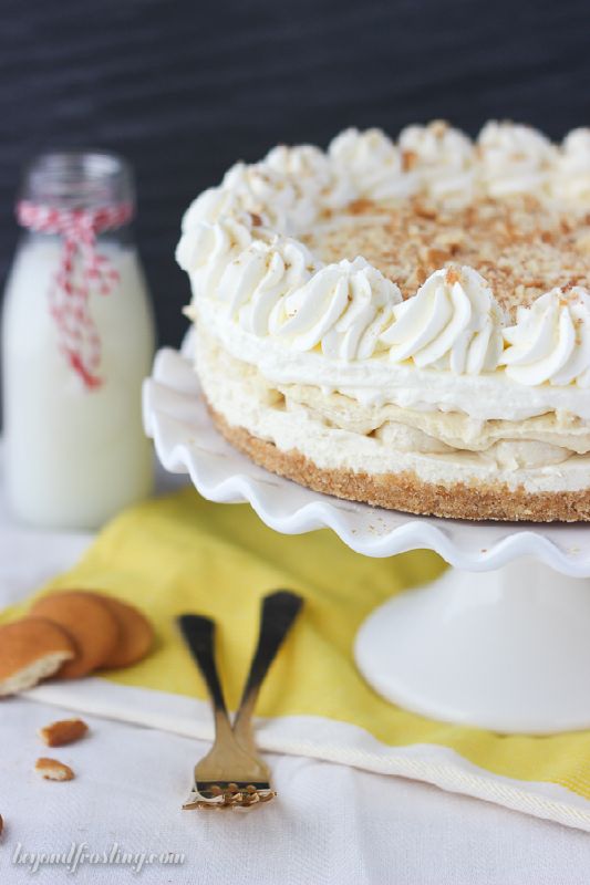 No-Bake Banana Pudding Cheesecake