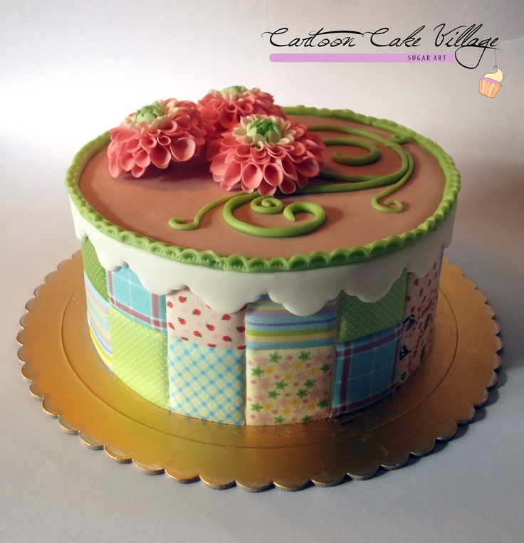 Patchwork Quilt Cake