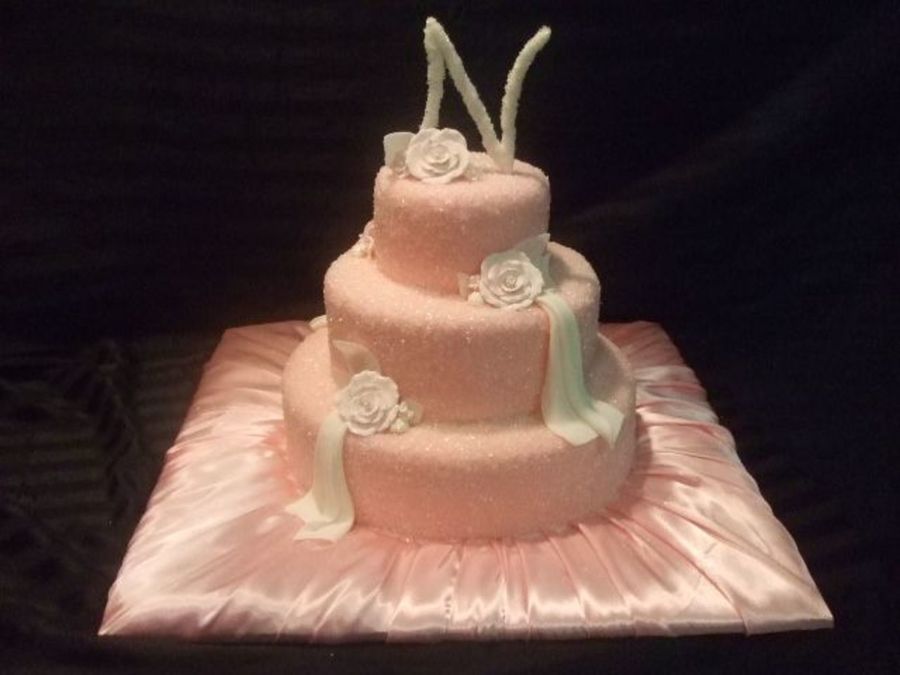 Pink Diamond Cake