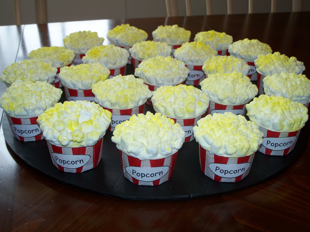 Popcorn Cupcakes