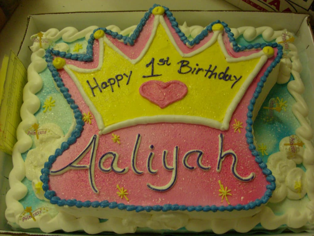 Princess Cake with Crown On Top