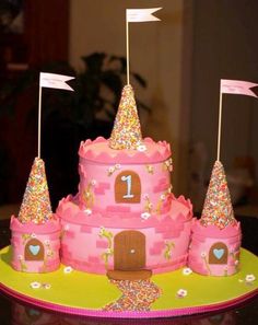 Princess Castle Cake