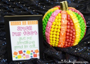 Printable Halloween Pumpkin Candy