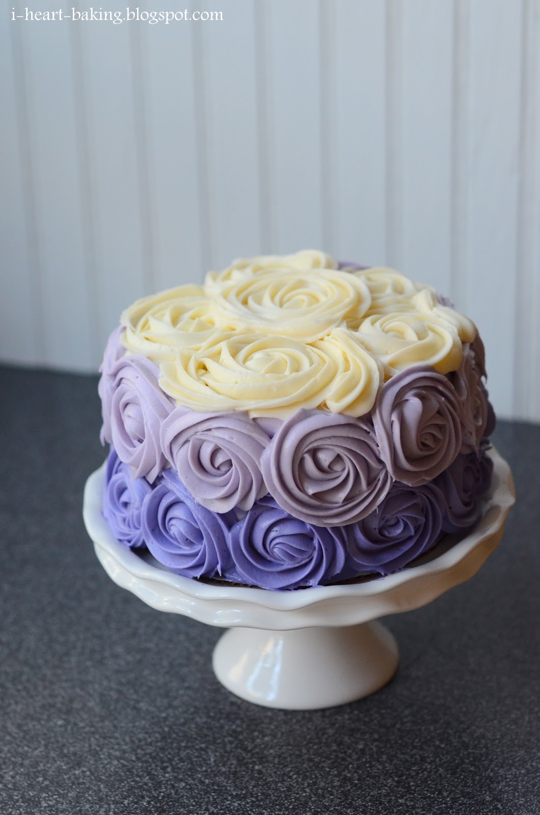 Purple Rose Cake