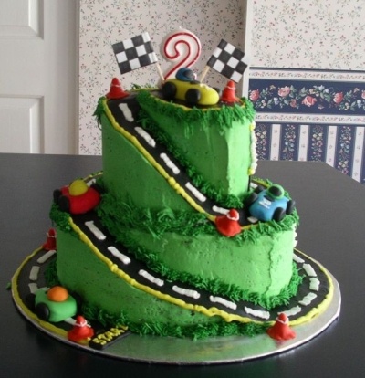 Race Car Birthday Cake