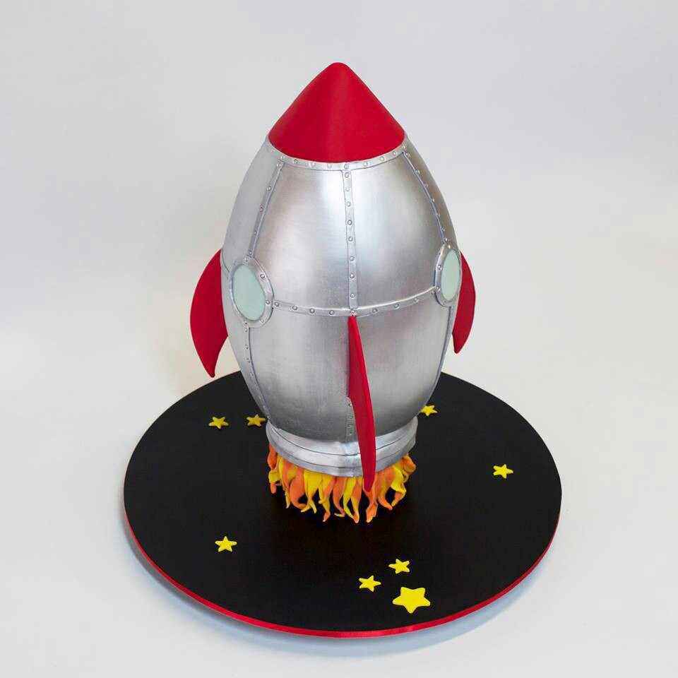 Rocket Birthday Cake