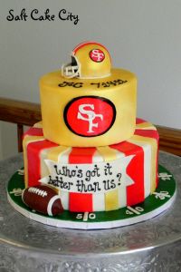 San Francisco 49ers Birthday Cake