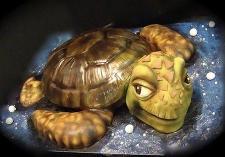 Sea Turtle Cake