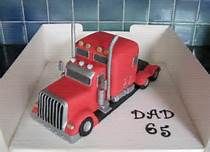 Semi Truck Cake