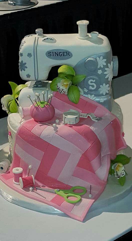 Sewing Machine Cake