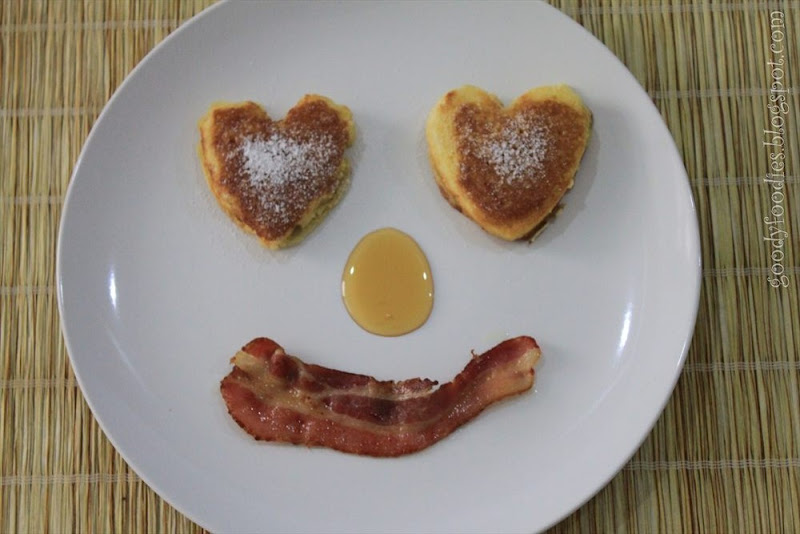 Smiley Eating Pancakes