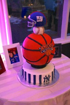 Sports-Themed Grooms Cake