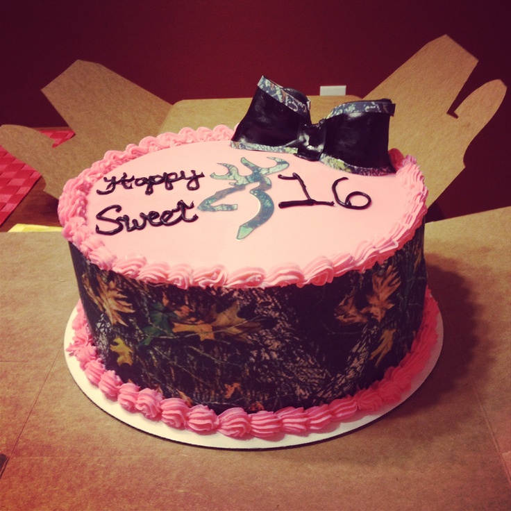 12 Photos of Camouflage Birthday Cakes For Sweet 16