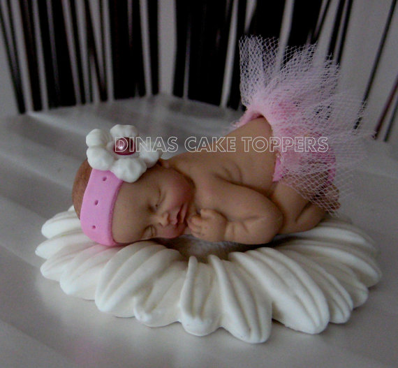 Tutu Baby Shower Cake Topper