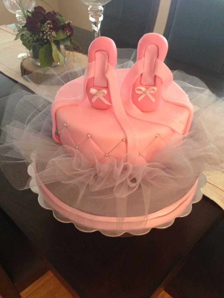 Tutu Baby Shower Cake