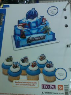 Walmart Avengers Birthday Cake