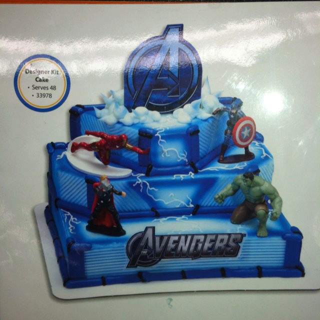 Walmart Avengers Birthday Cake