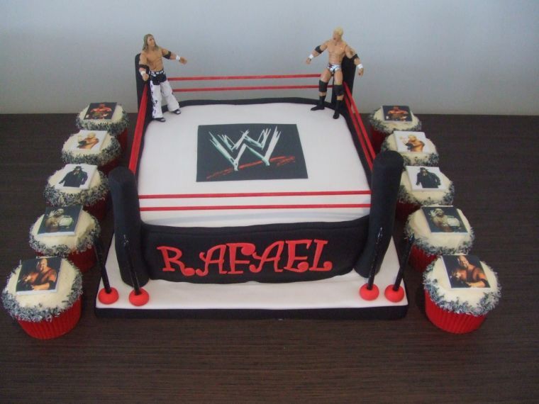 WWE Birthday Party Cake