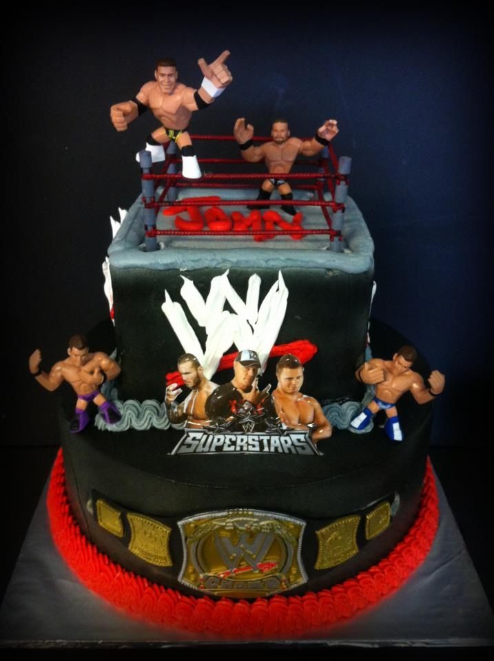 WWE Wrestling Birthday Cake Ideas