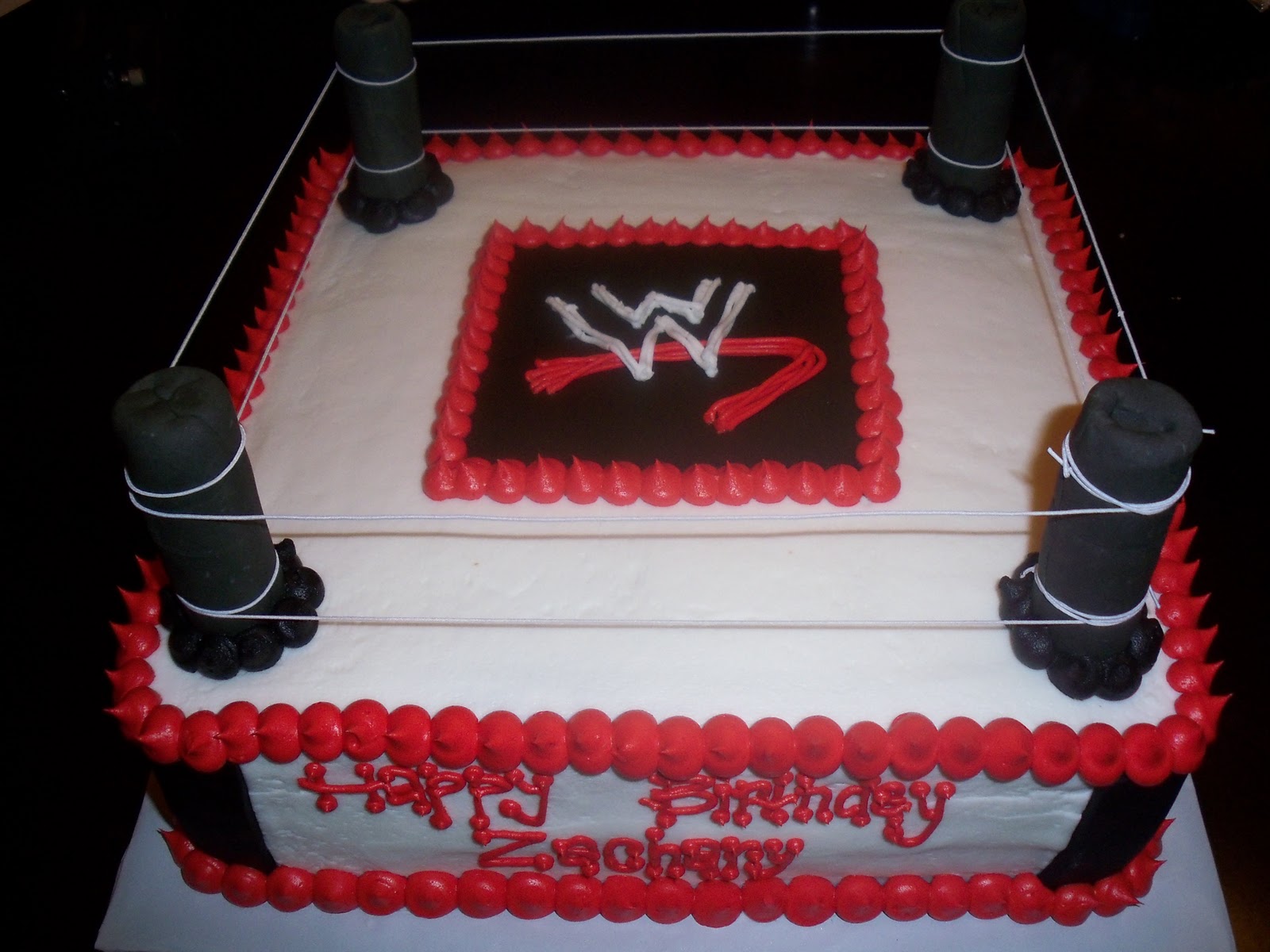 WWE Wrestling Birthday Cake