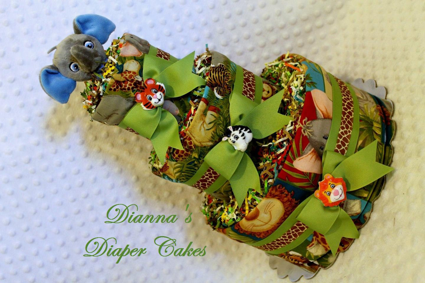 5 Photos of Zoo Diaper Cakes