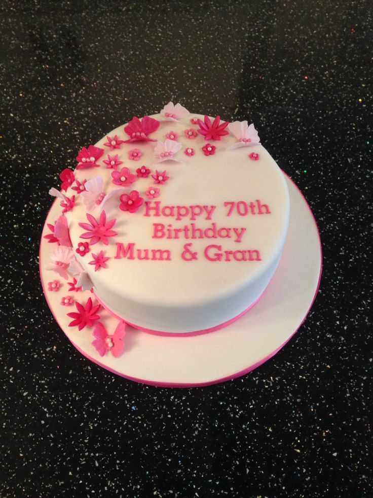 70th Birthday Cake Ideas