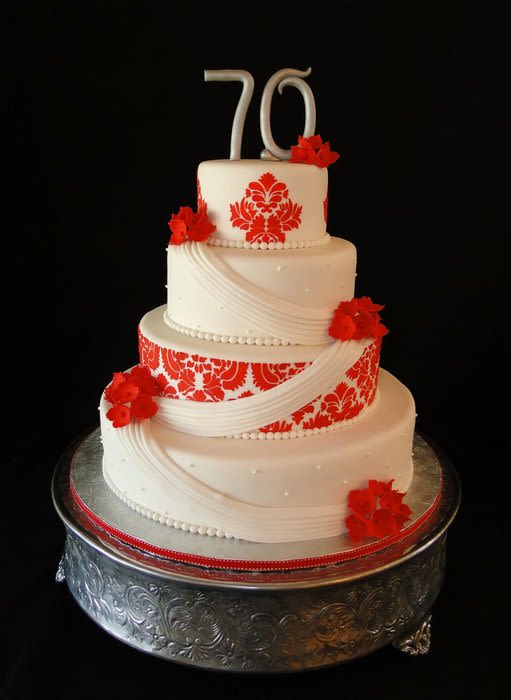 70th Birthday Cake Ideas